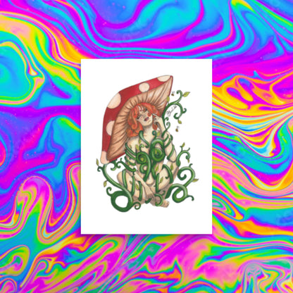 Toadstool Beauty Print
