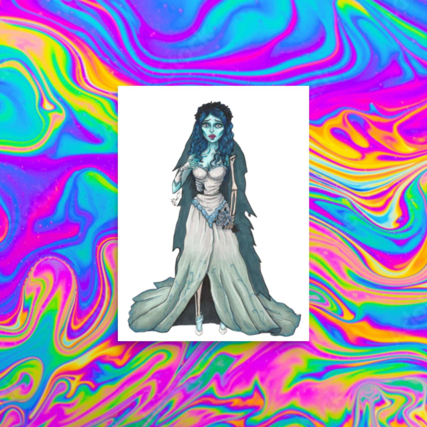 Emily (corpse bride) print