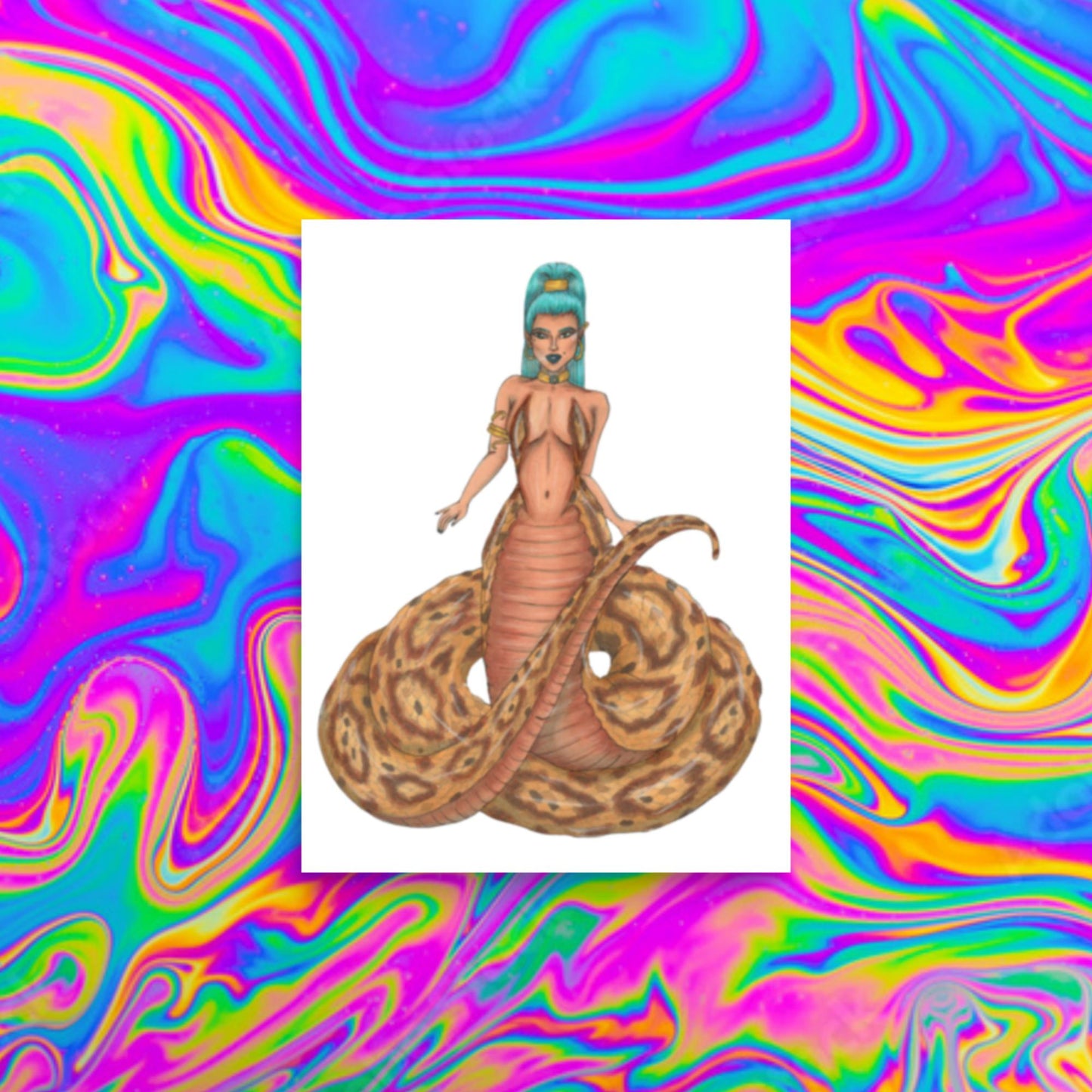 sultry serpent Print