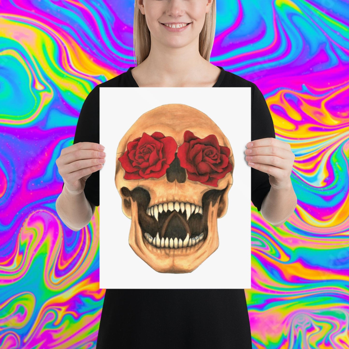 beauty from within skull print