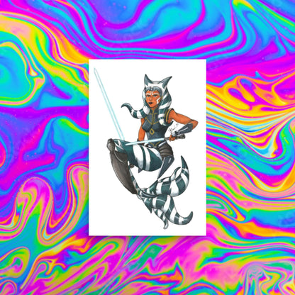 Ahsoka mermaid print