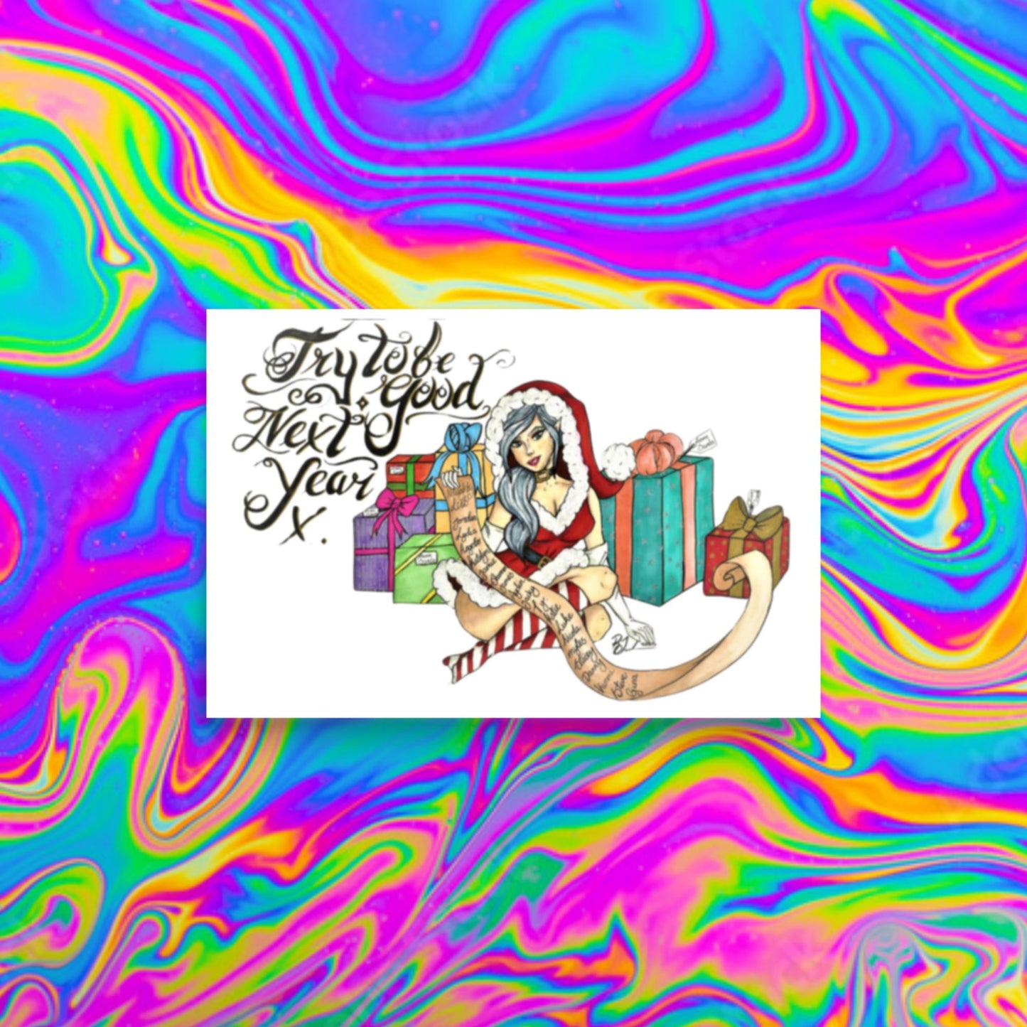 naughty list print