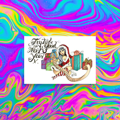 naughty list print