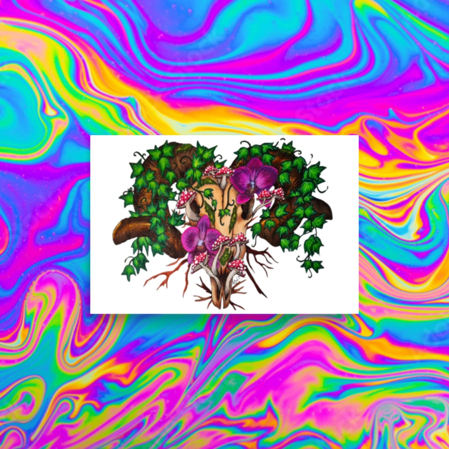 life and death print