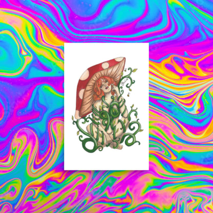 Toadstool Beauty Print