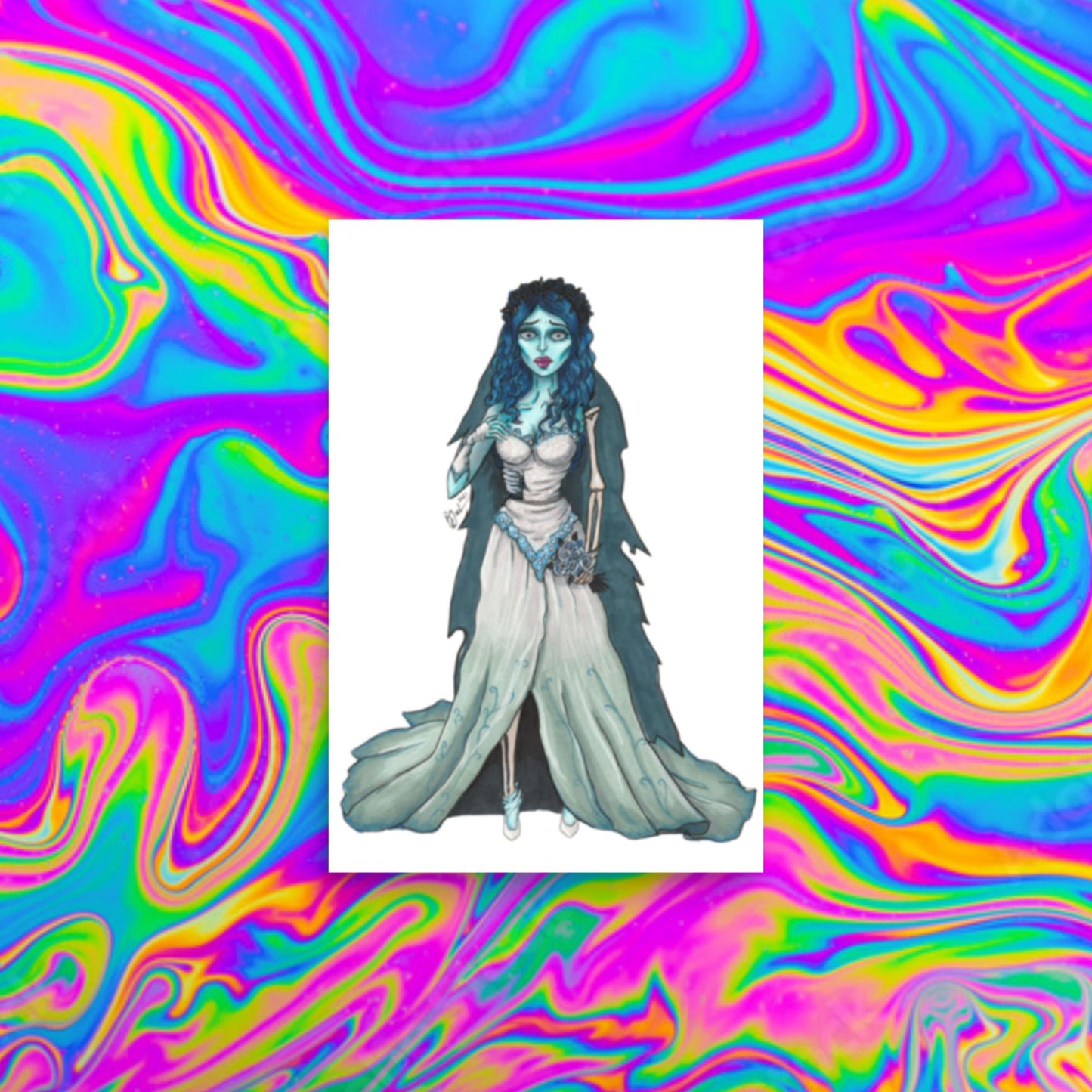Emily (corpse bride) print