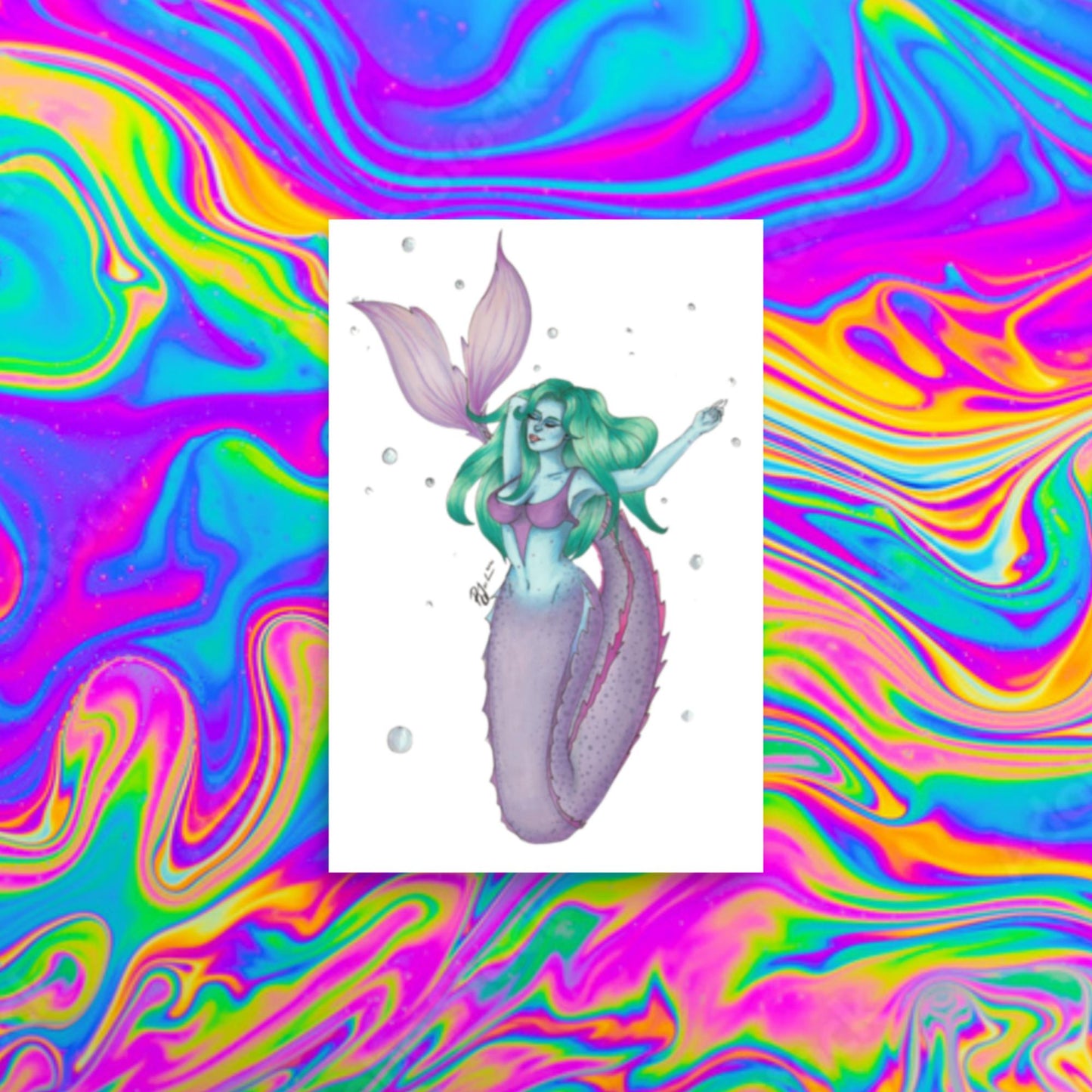 Bubble maid Print