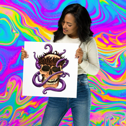tentacle skull print