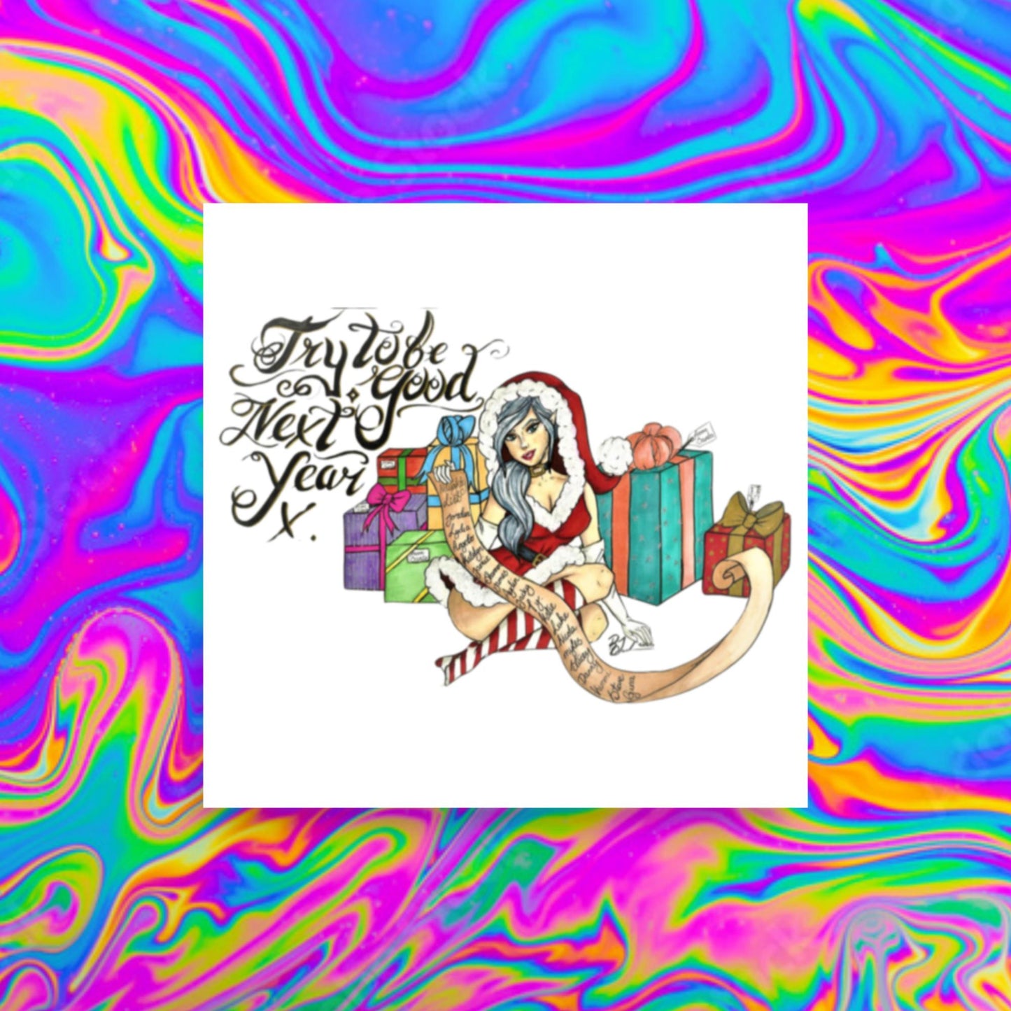 naughty list print
