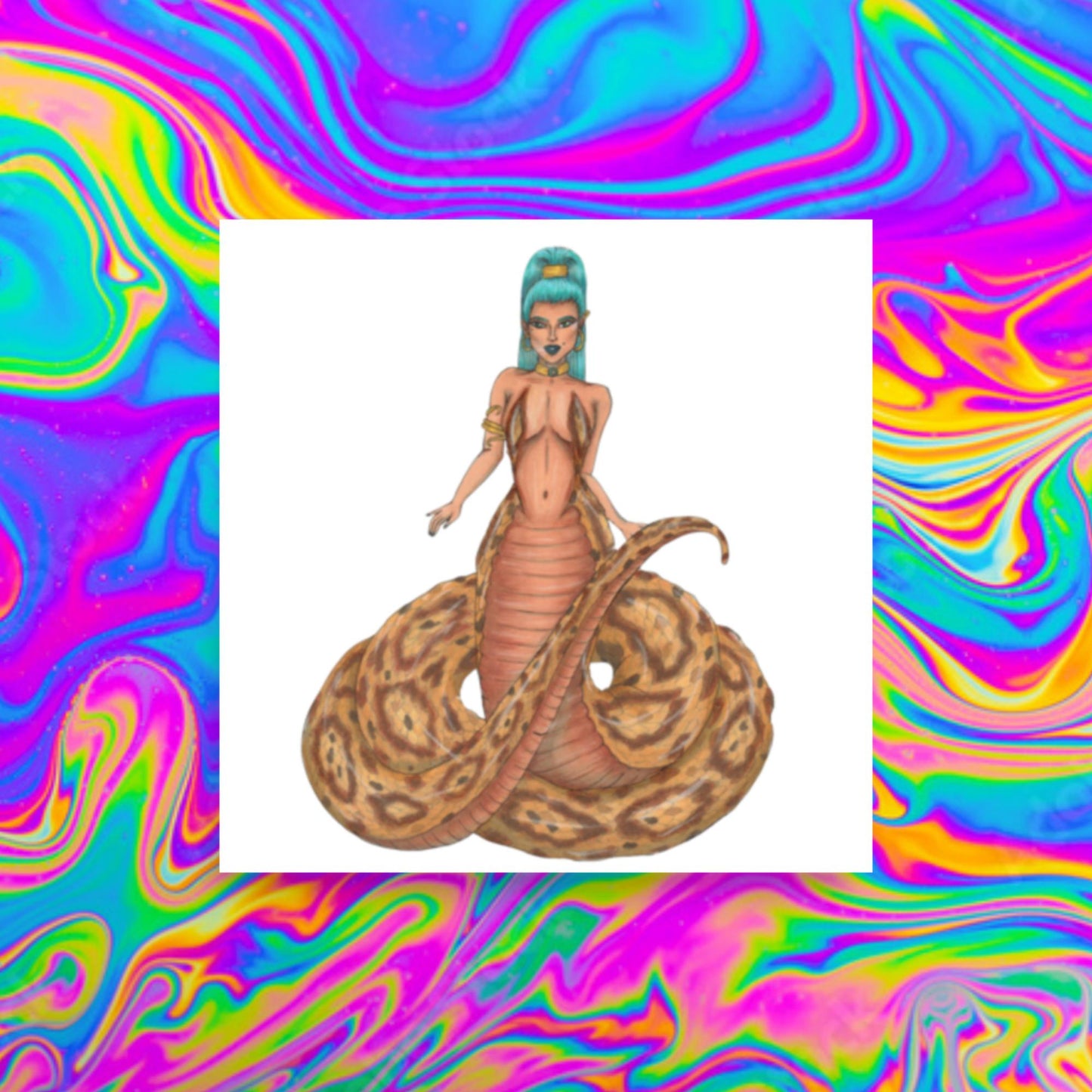 sultry serpent Print