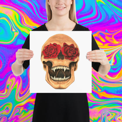 beauty from within skull print