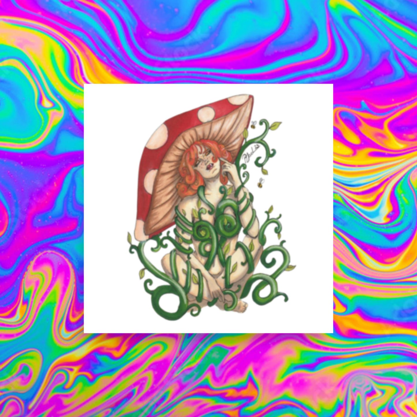 Toadstool Beauty Print