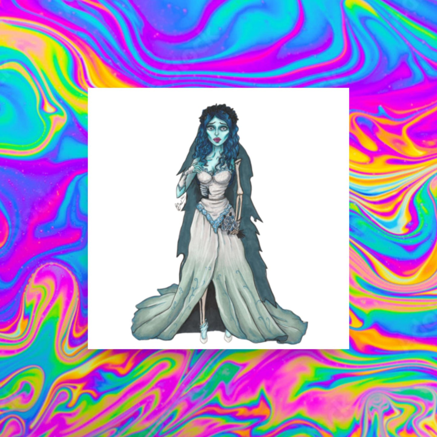 Emily (corpse bride) print