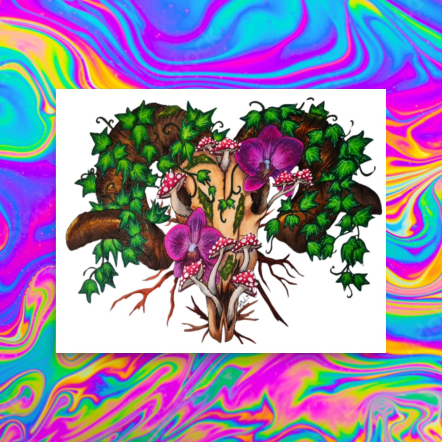 life and death print