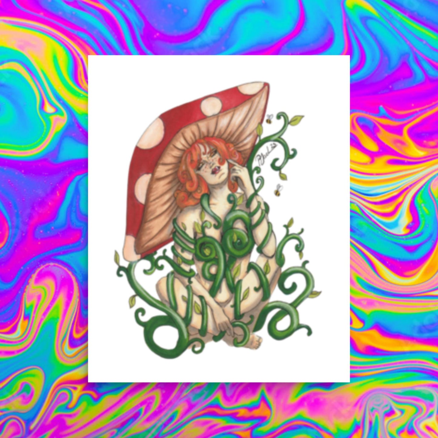 Toadstool Beauty Print