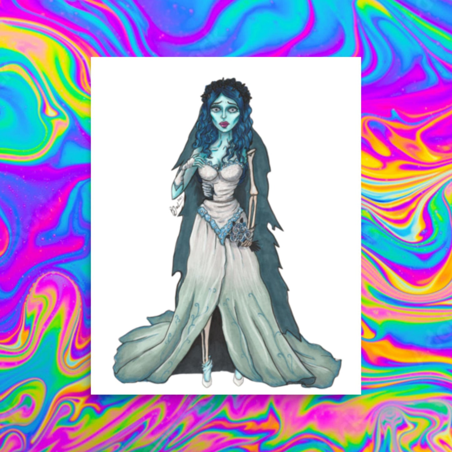 Emily (corpse bride) print
