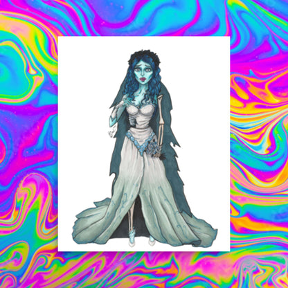 Emily (corpse bride) print