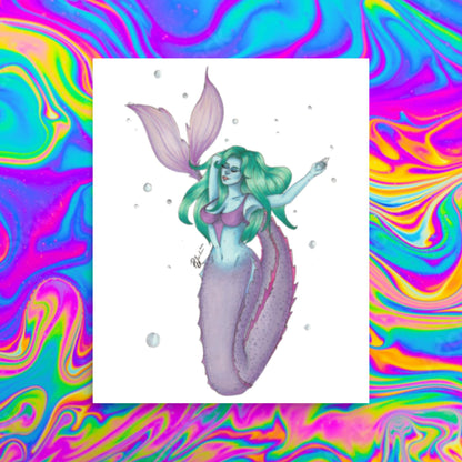Bubble maid Print