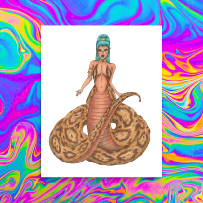 sultry serpent Print