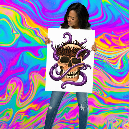 tentacle skull print