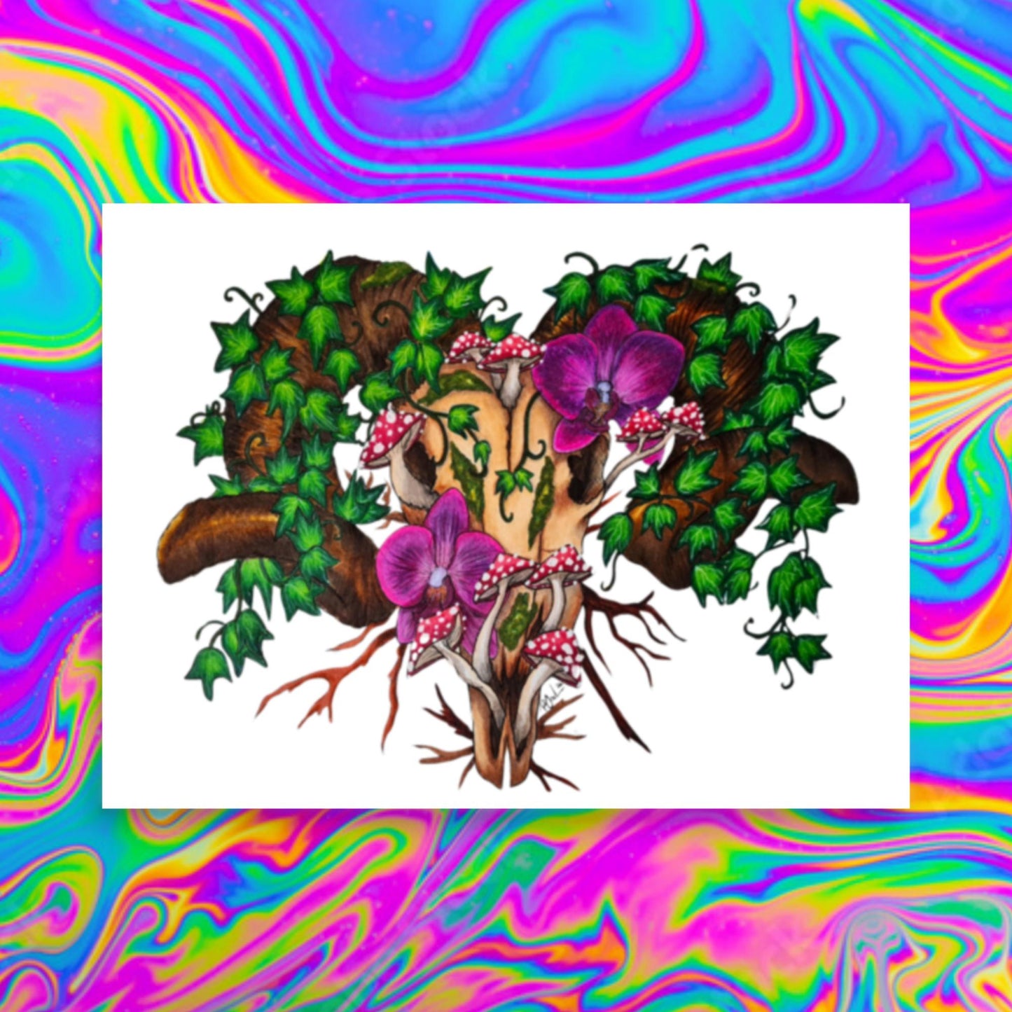 life and death print