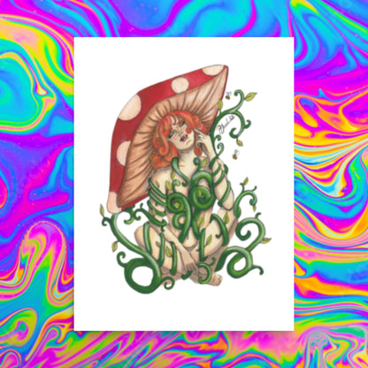 Toadstool Beauty Print