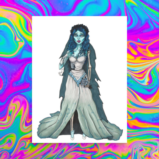 Emily (corpse bride) print
