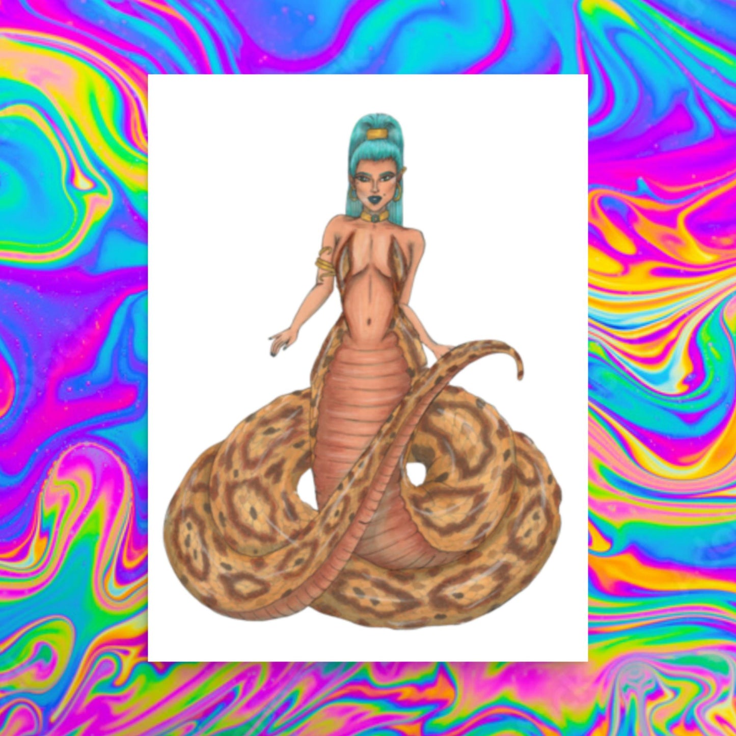 sultry serpent Print