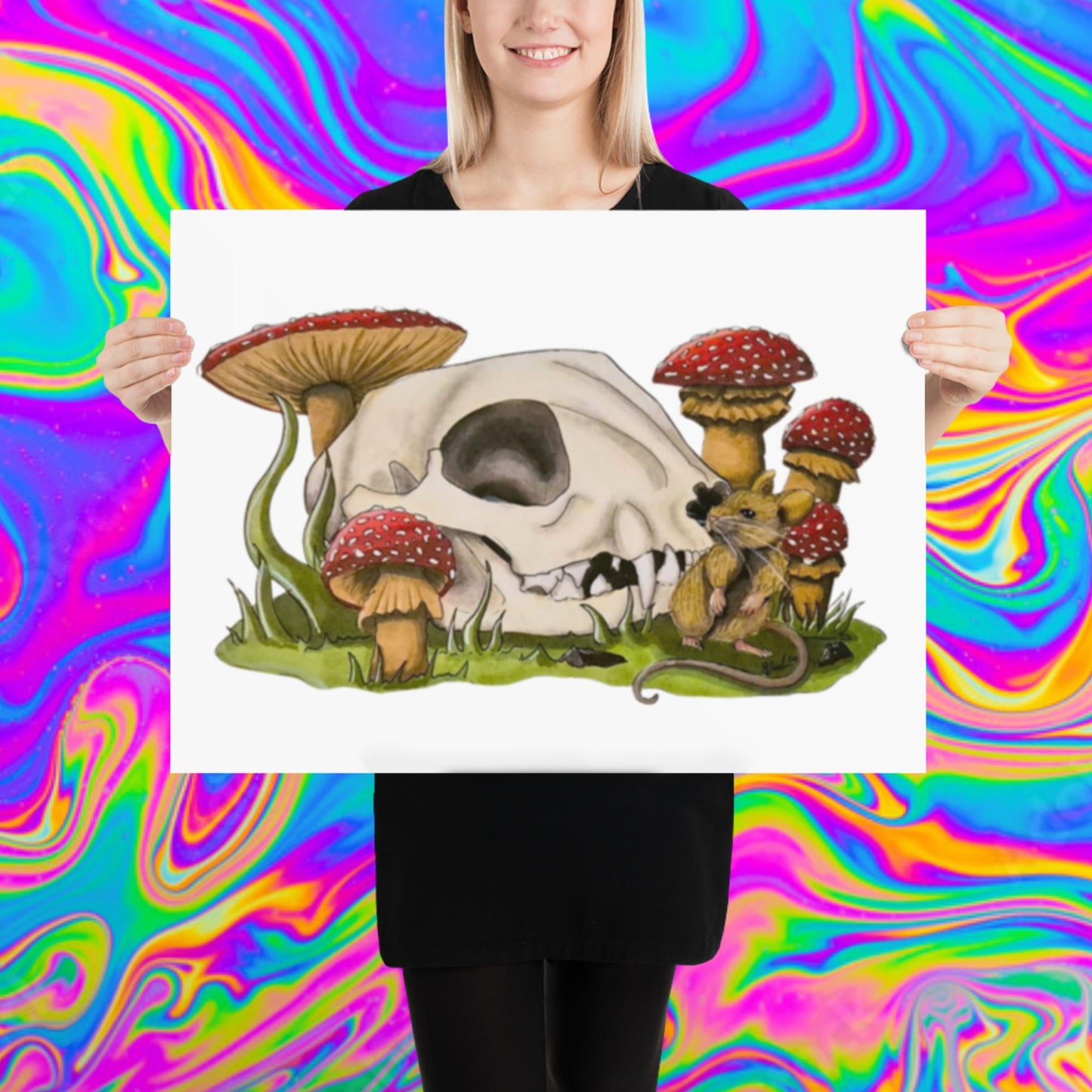 Cat and Mouse Print