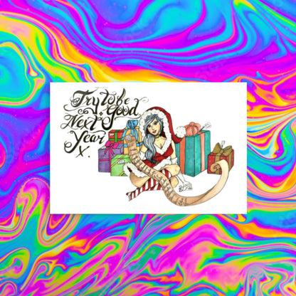 naughty list print