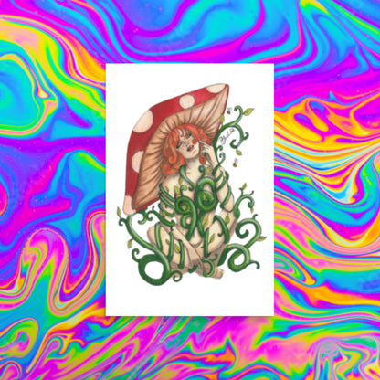Toadstool Beauty Print