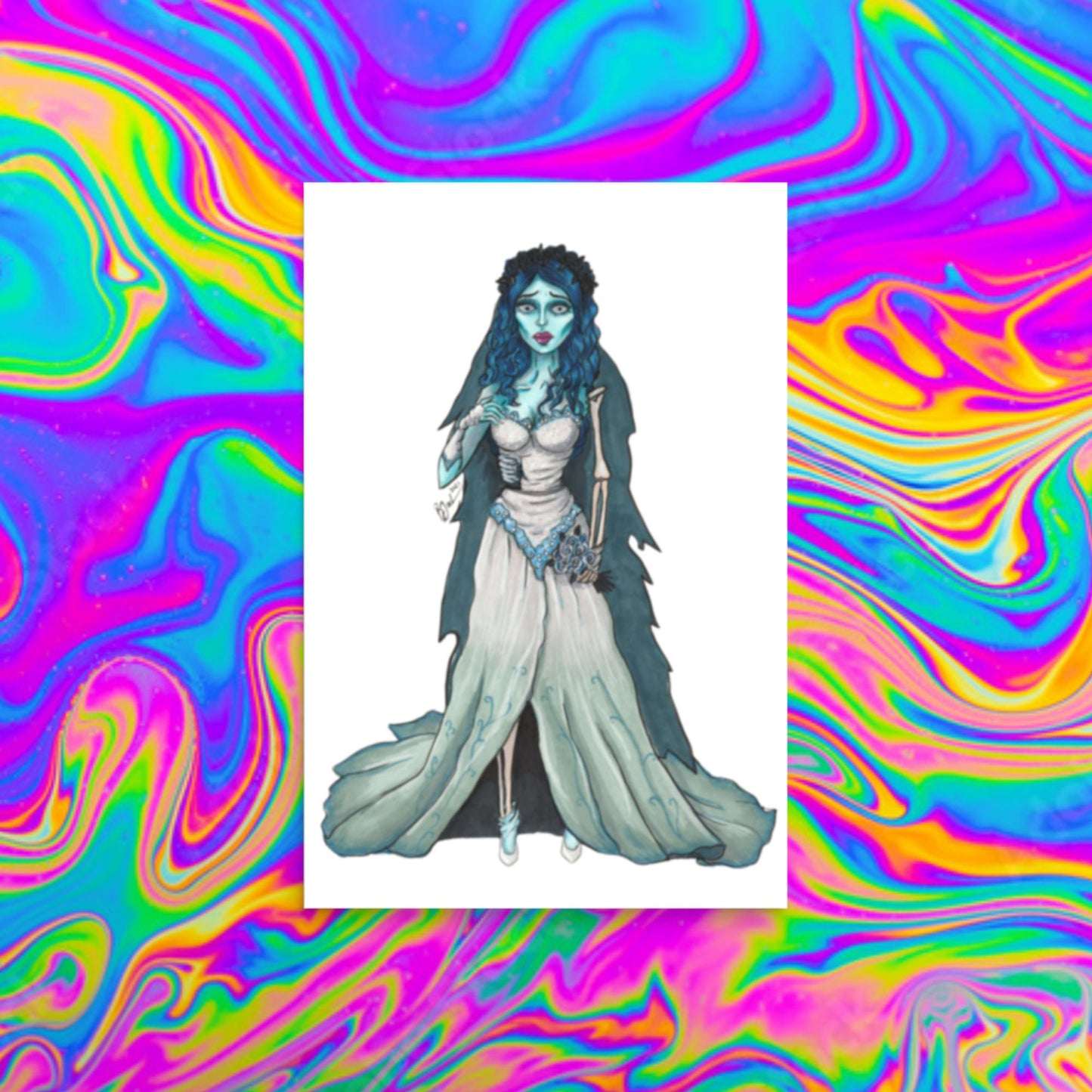 Emily (corpse bride) print