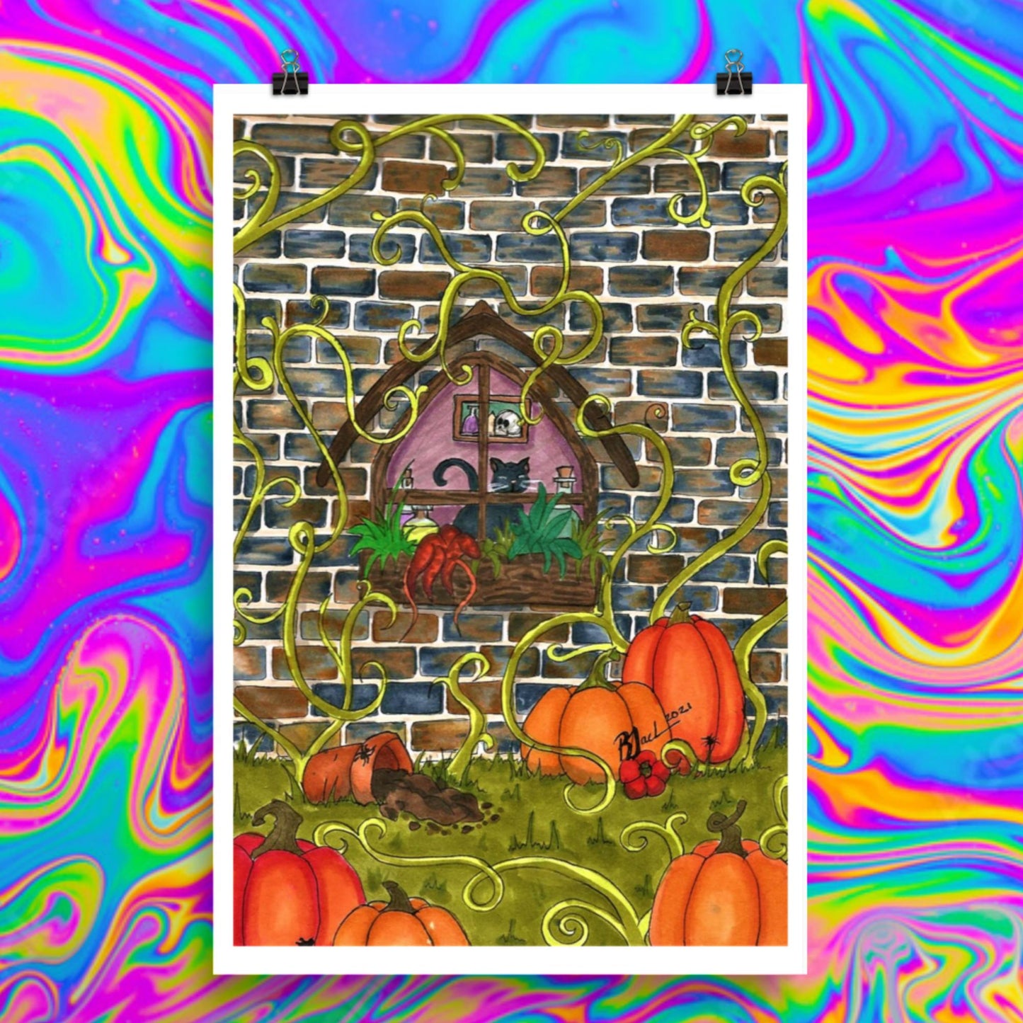 window with a view print