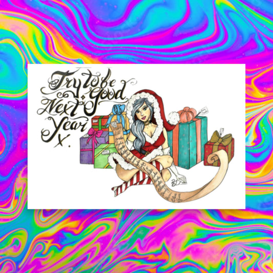 naughty list print
