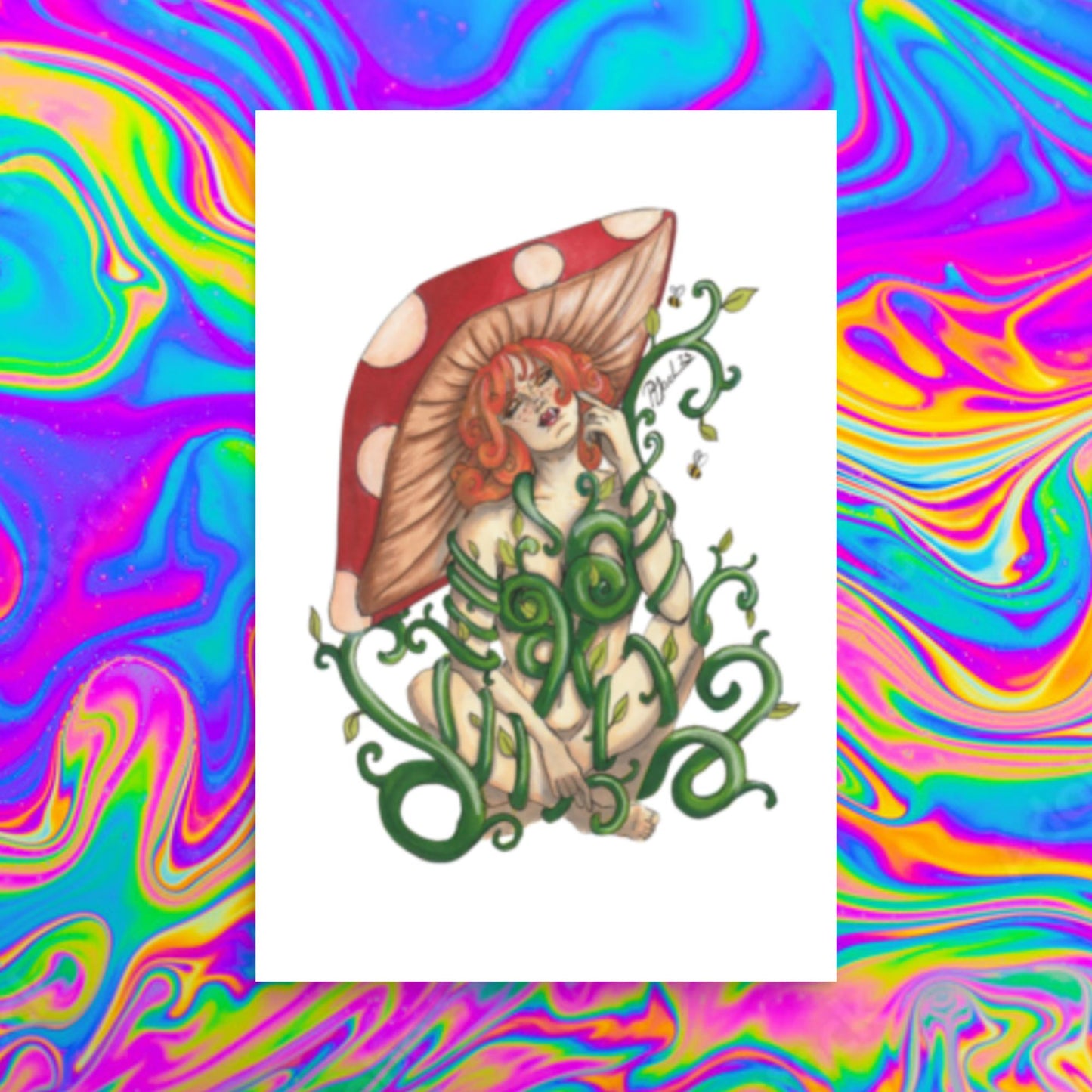Toadstool Beauty Print