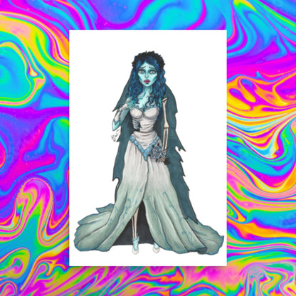Emily (corpse bride) print