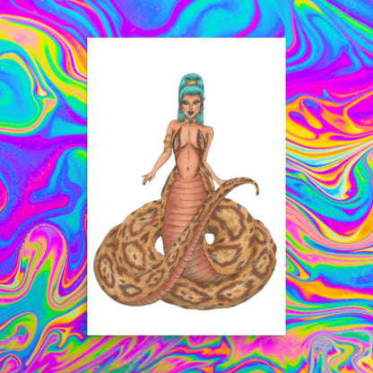 sultry serpent Print