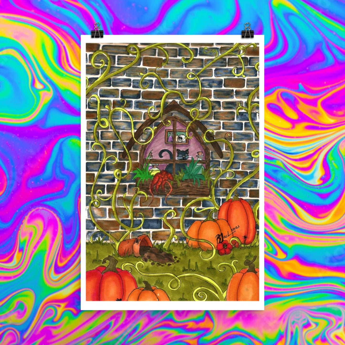 window with a view print