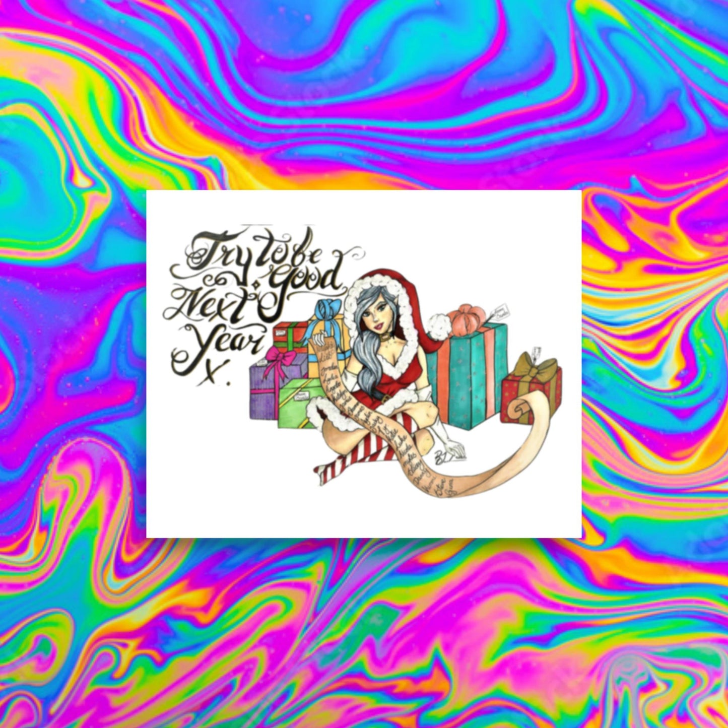 naughty list print