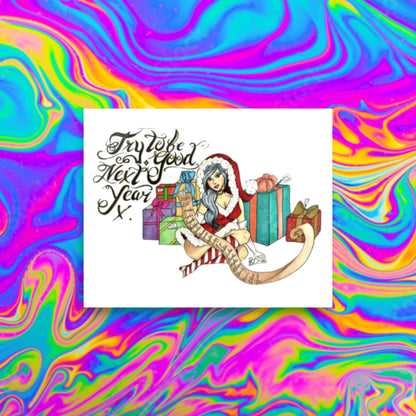 naughty list print