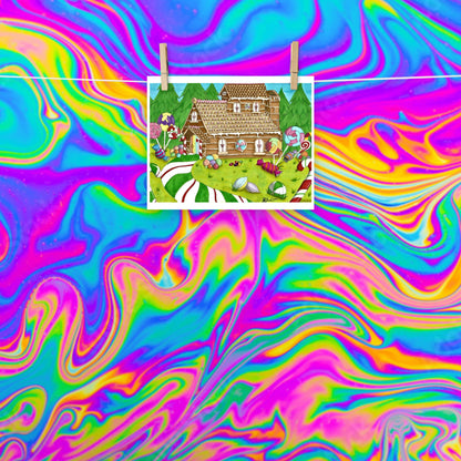 candy land Christmas print