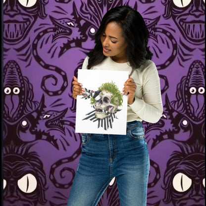 Beetle Skull Print
