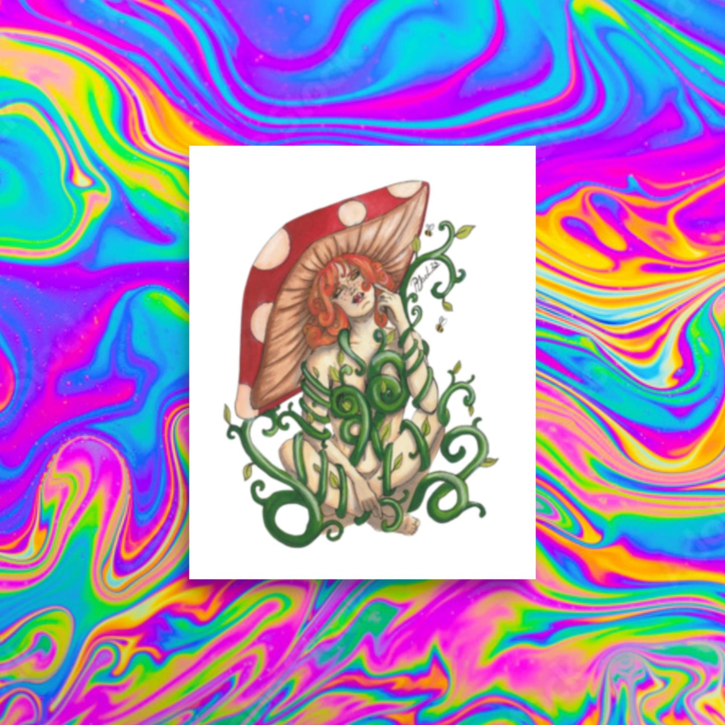 Toadstool Beauty Print