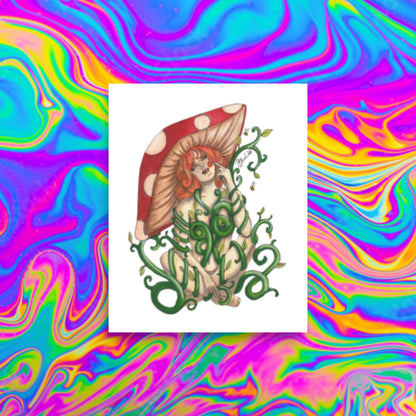Toadstool Beauty Print