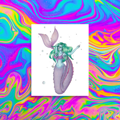 Bubble maid Print