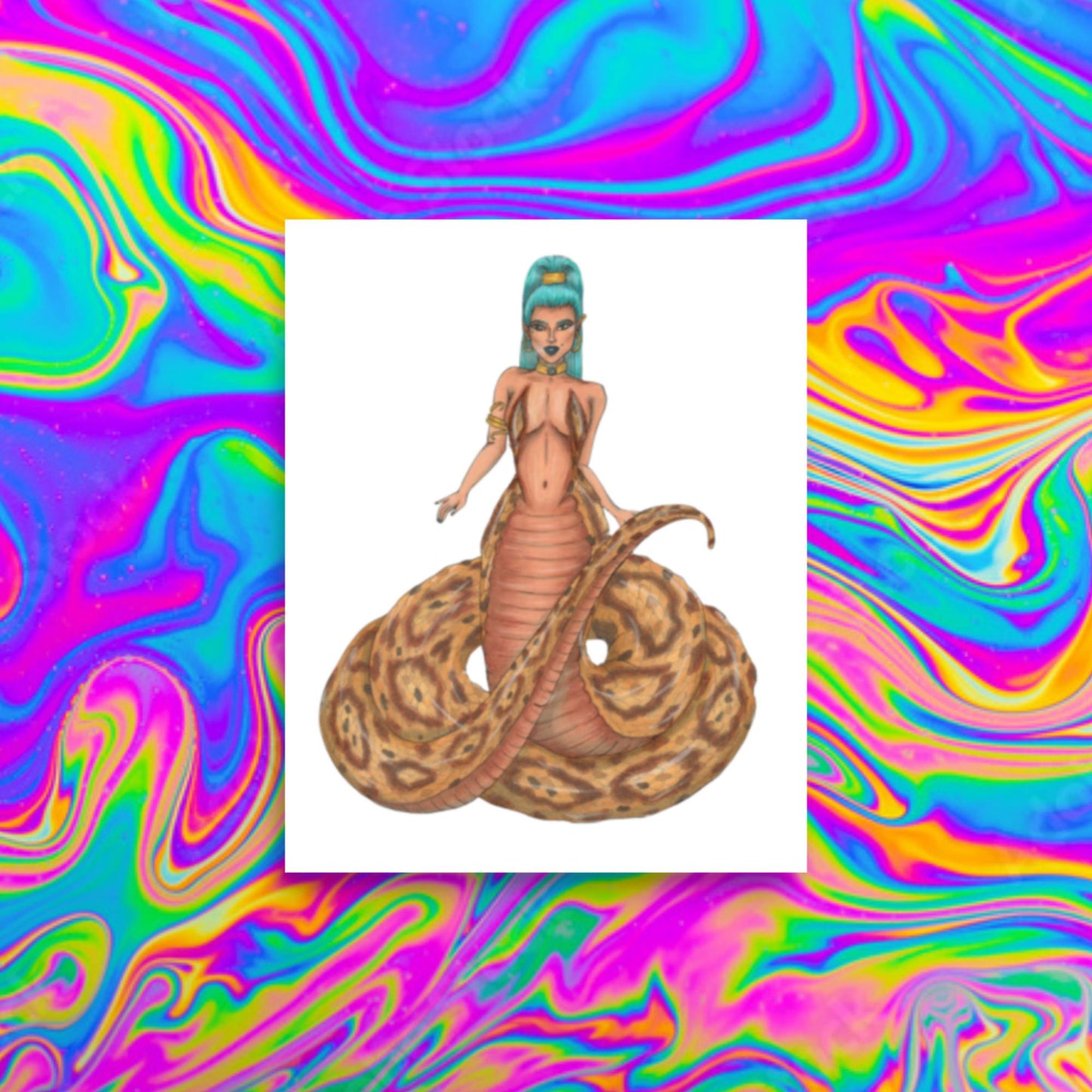sultry serpent Print