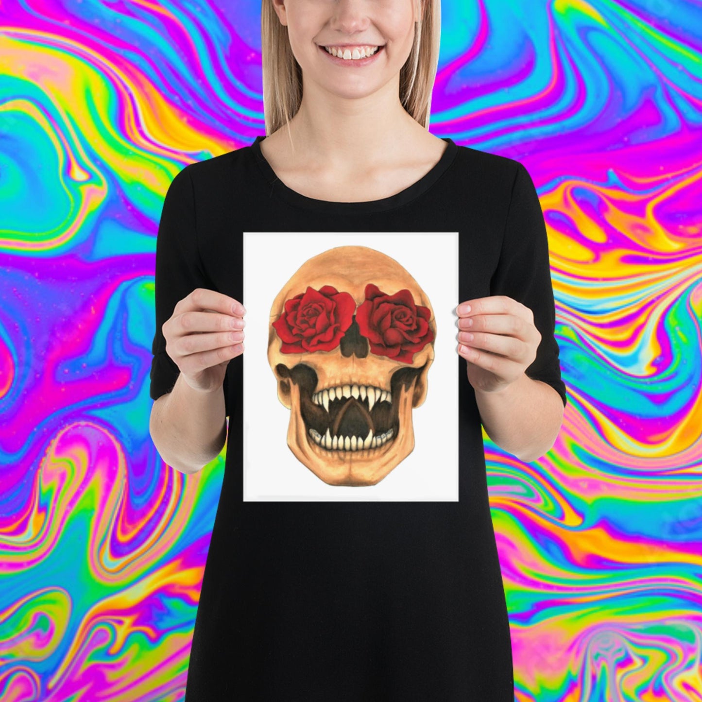 beauty from within skull print