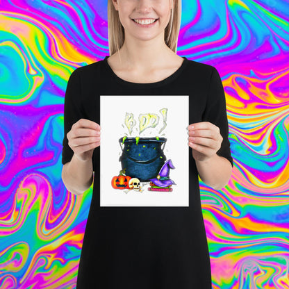 BOO! cauldron print