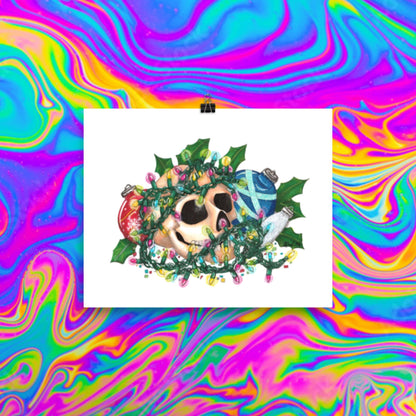 Christmas dec's skull