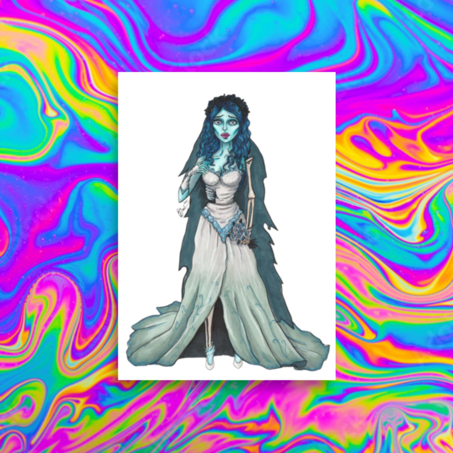 Emily (corpse bride) print